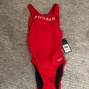 Speedo Women’s Guard Endurance Pro Red Swimsuit